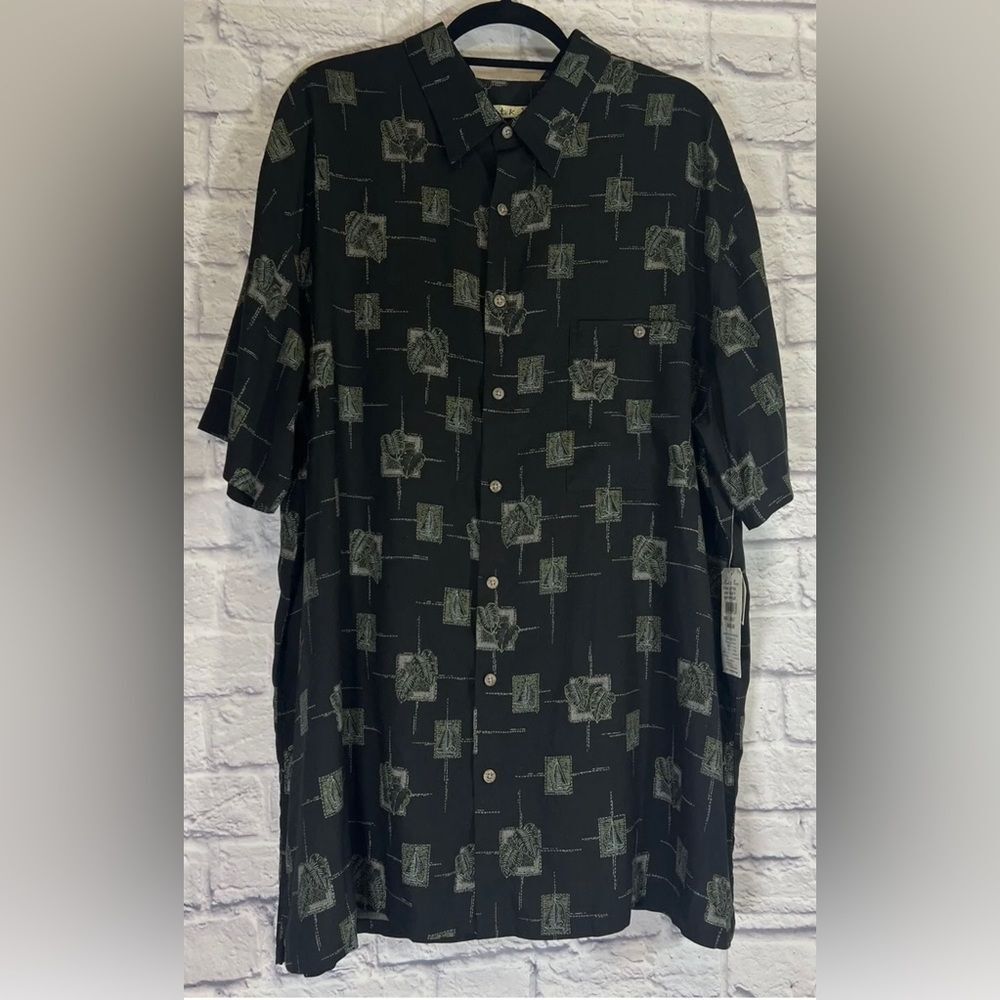 Batik Bay Button Up Shirt Men’s 3XB Big Hawaiian Camp Short Sleeves